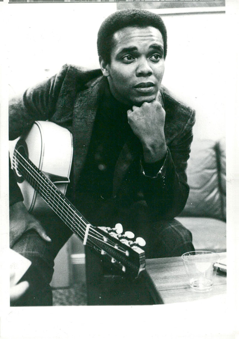 Johnny Nash singer musician - Vintage Photograph