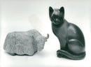 Animal figurines by Gunnar Nylund - Vintage Photograph