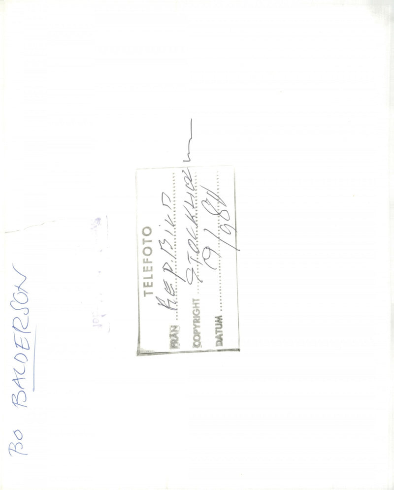 Bo Baldersson, unknown detective writer - Vintage Photograph