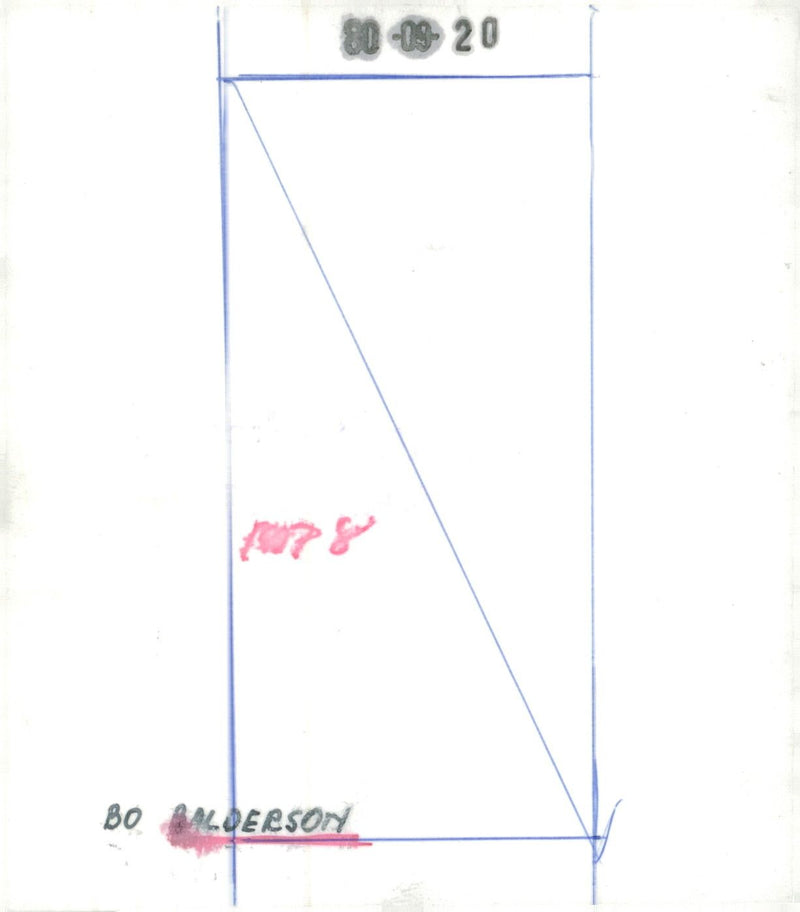 Bo Baldersson, unknown detective writer - Vintage Photograph