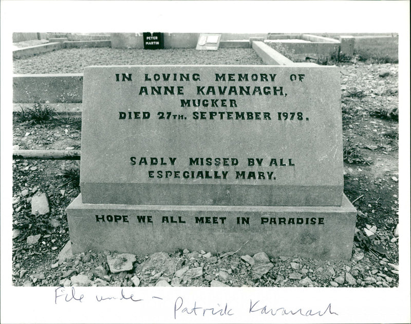 Patrick Kavanagh, Irish Poet - Vintage Photograph