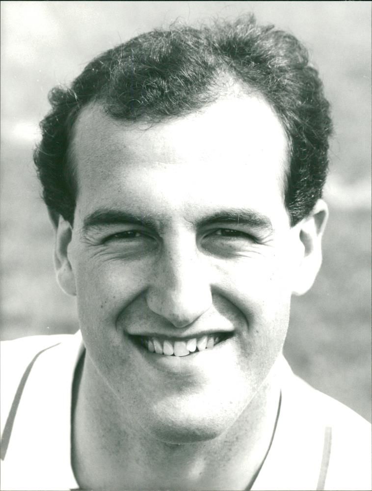 David Rennie of Leeds United Football Leaque, 1988 - Vintage Photograph