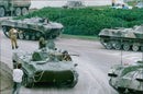 Russian tanks in Tallinn - Vintage Photograph