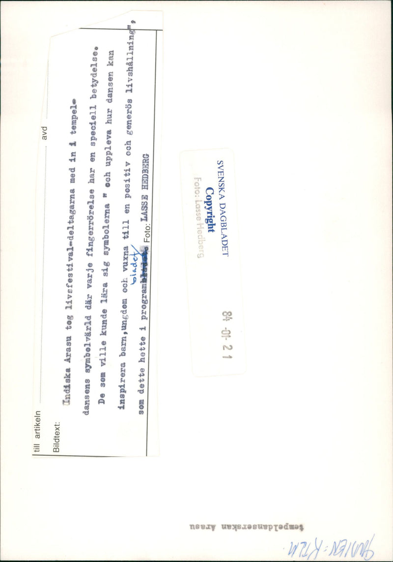 India, art, theater, literature, music - Vintage Photograph