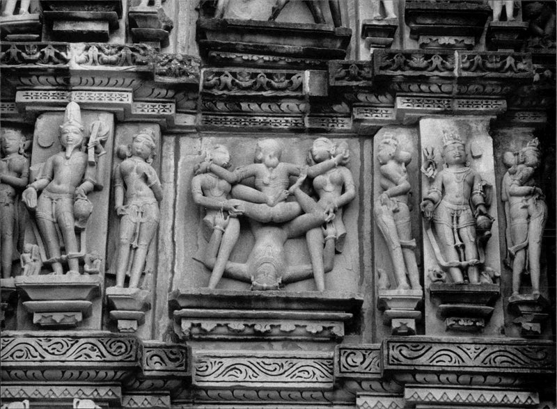 India, art, theater, literature, music - Vintage Photograph