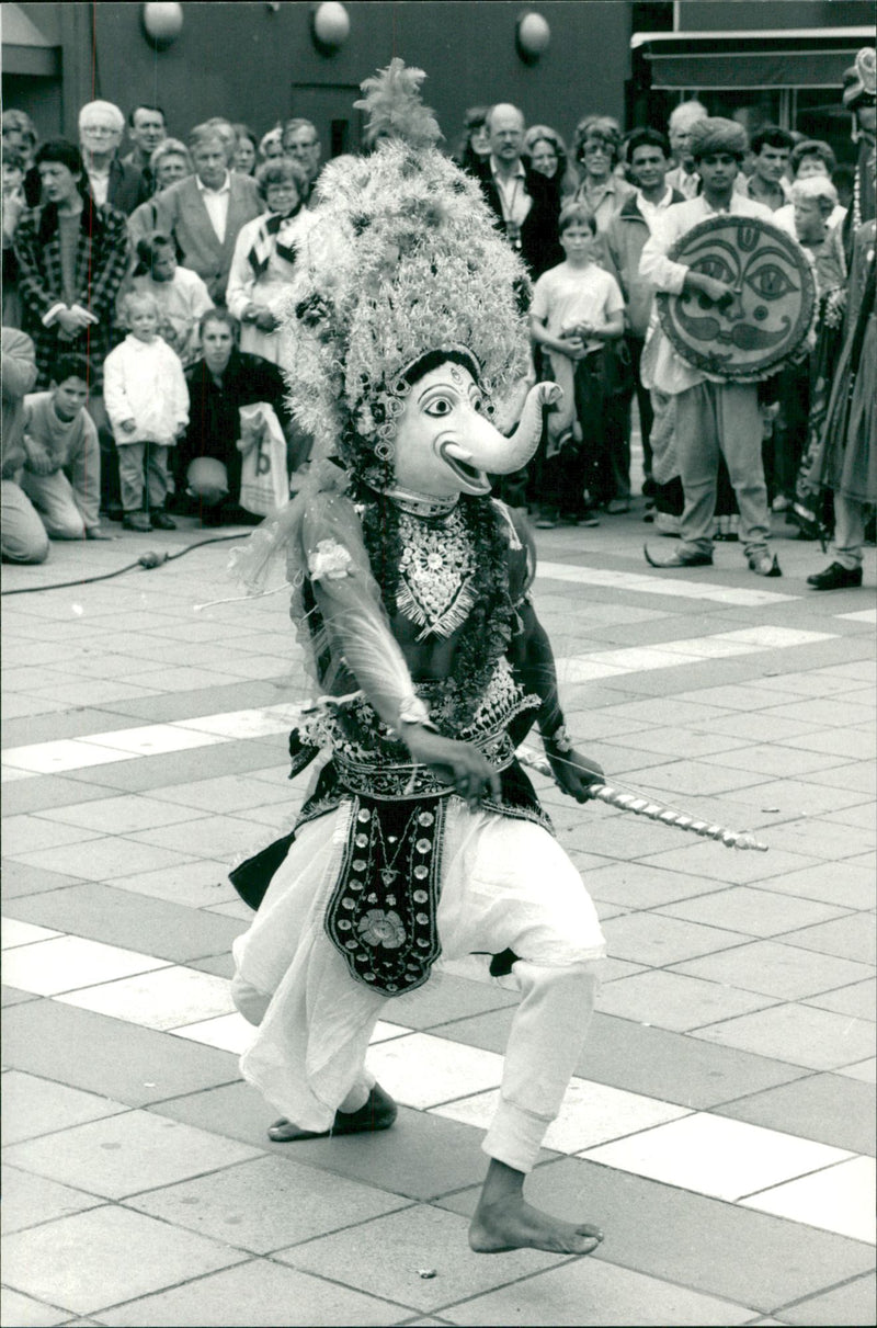 India, art, theater, literature, music - Vintage Photograph