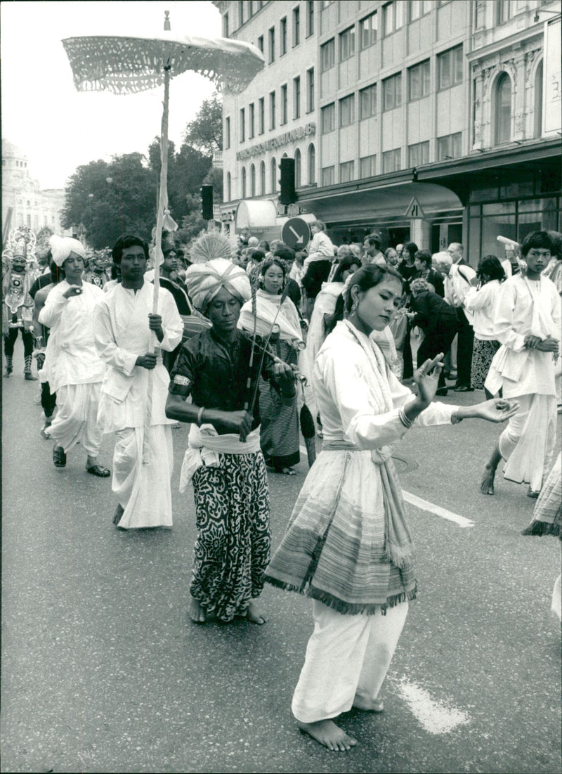 India, art, theater, literature, music - Vintage Photograph