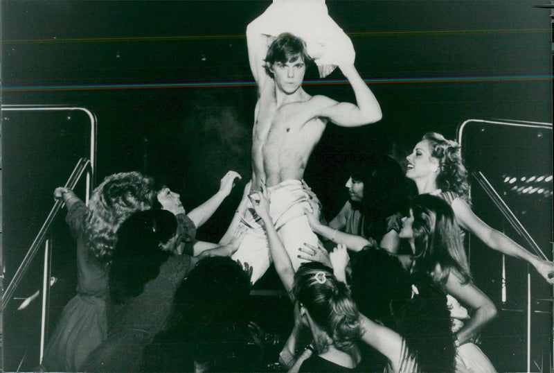 Christopher Atkins in the movie "A Night in Heaven" - Vintage Photograph