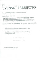 Gary Becker receives the Nobel Prize by King Carl XVI Gustaf in the Concert Hall - Vintage Photograph