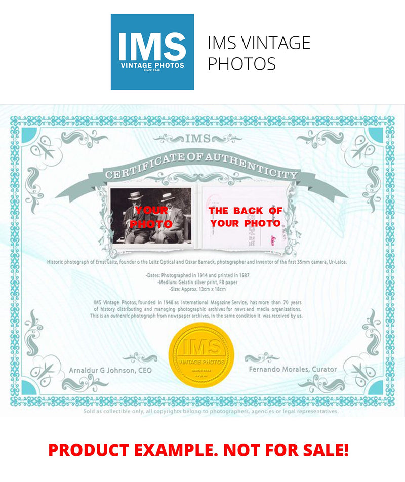 IMS Ownership of Image Material - Vintage Photograph